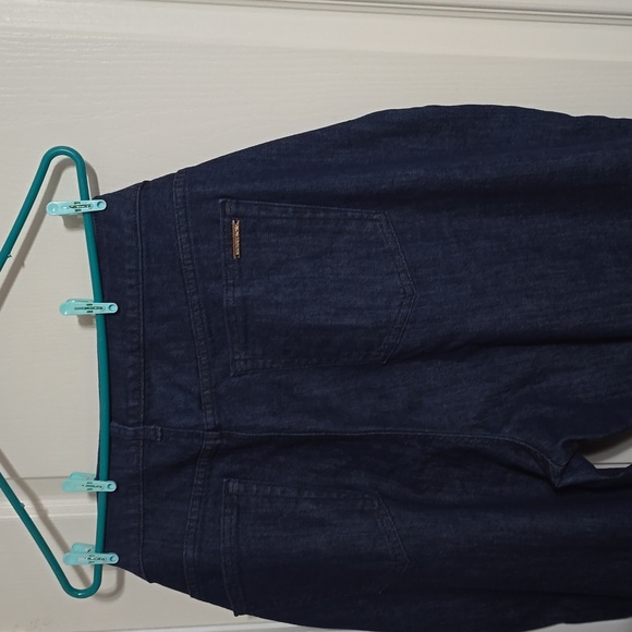 MICHAEL Michael Kors Dark Blue Flare Jeans 22 - Picture 4 of 4